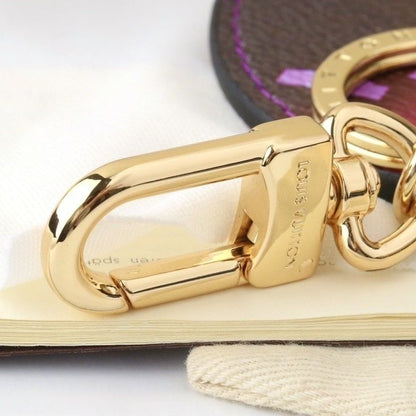 Porte-clés Monogramme Dégradé Violet