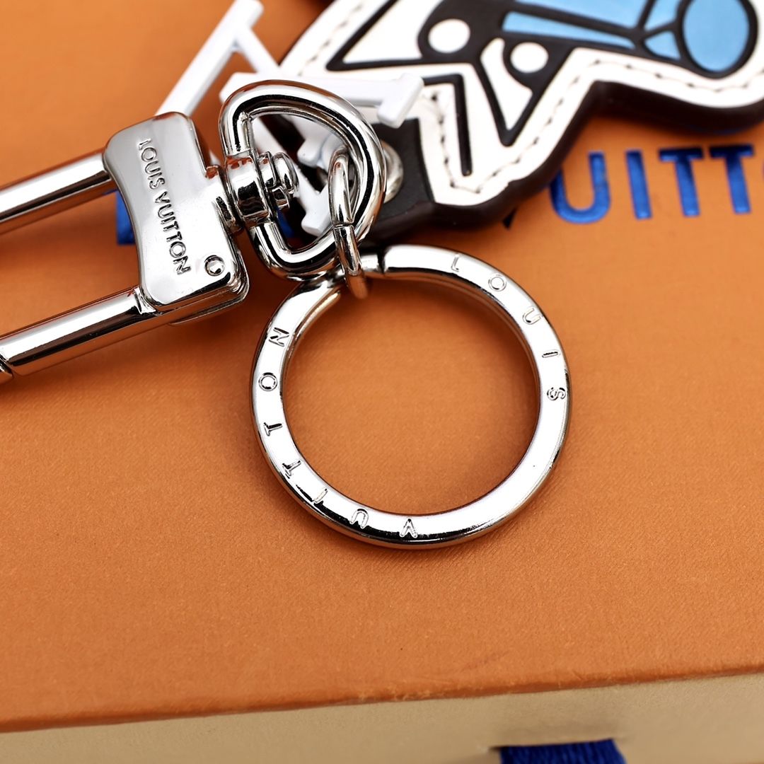 Porte-clés marteau en cuir créatif