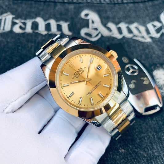 Premium Stainless Steel Mechanical Watch 7 Color Options Classic Luxury Style