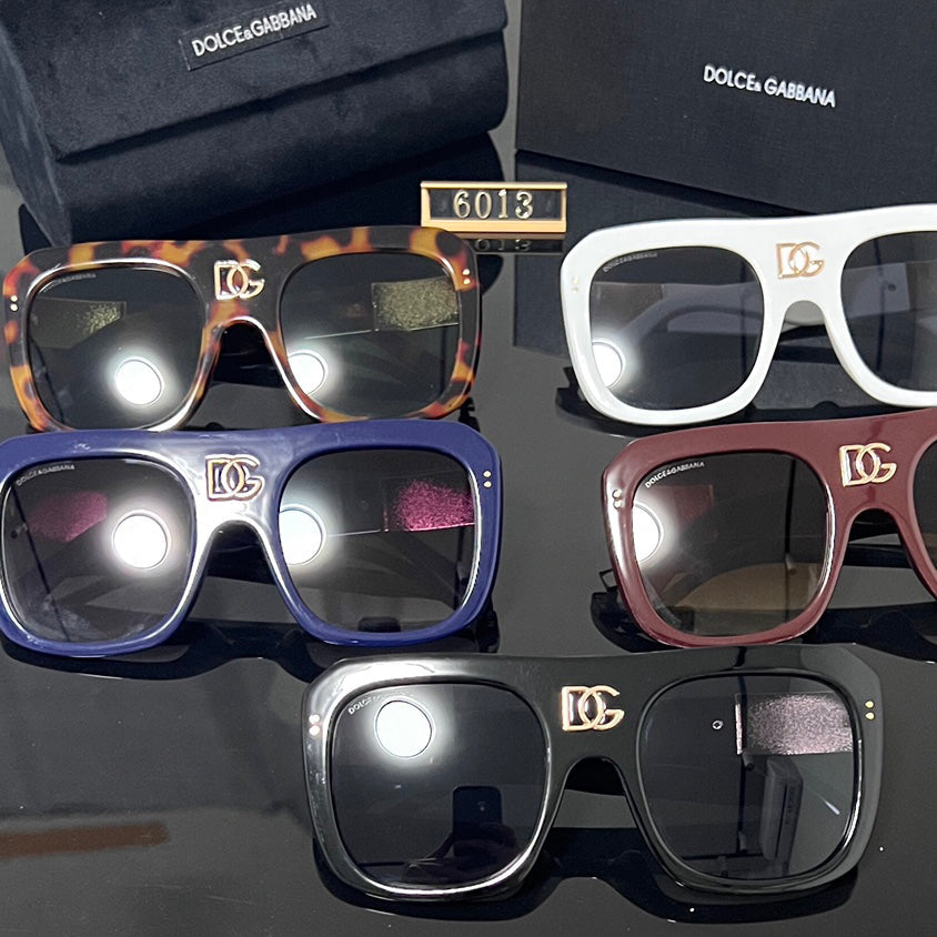 Gafas de sol de moda cuadradas de montura grande