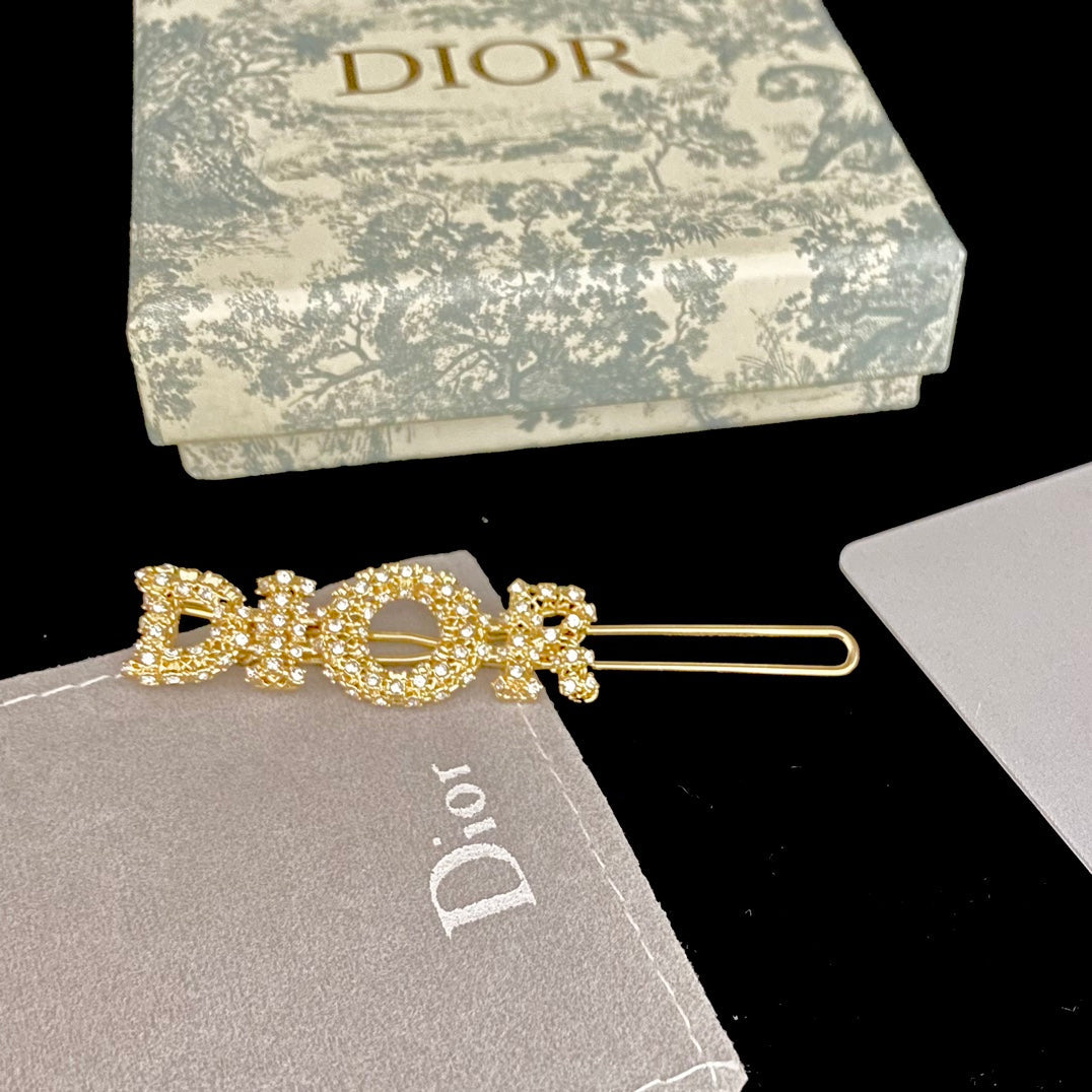 Pince à cheveux Diamant Doré