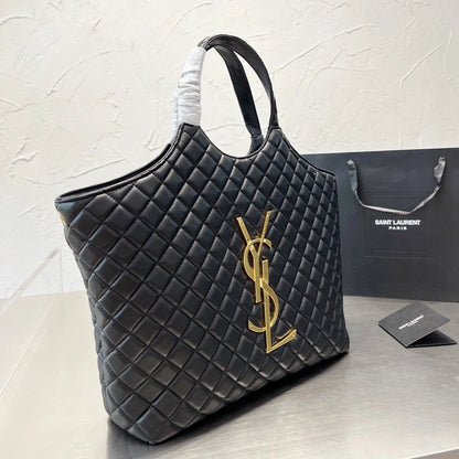 Gaby Quilted Textured Shopping Bag