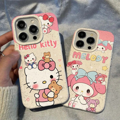 Funda biodegradable de dibujos animados bonitos