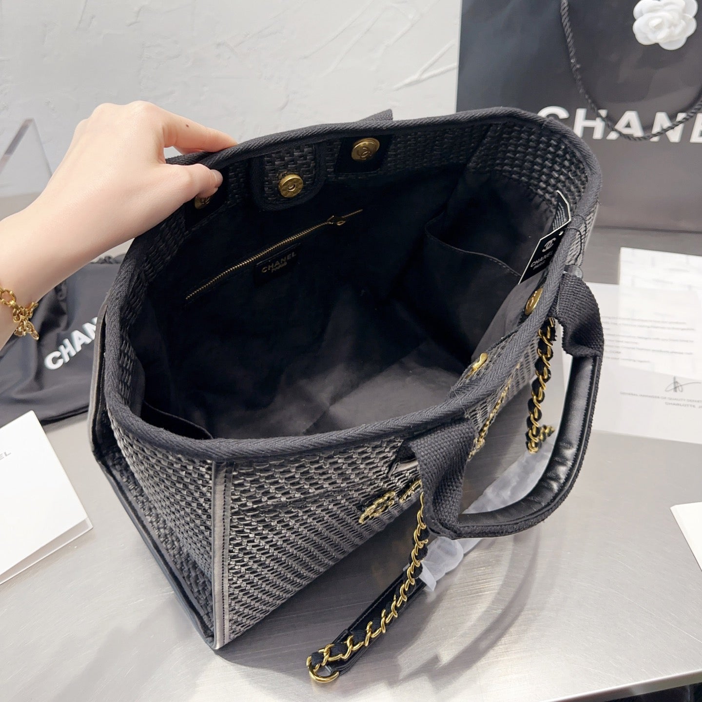 Sac de courses en paille tendance