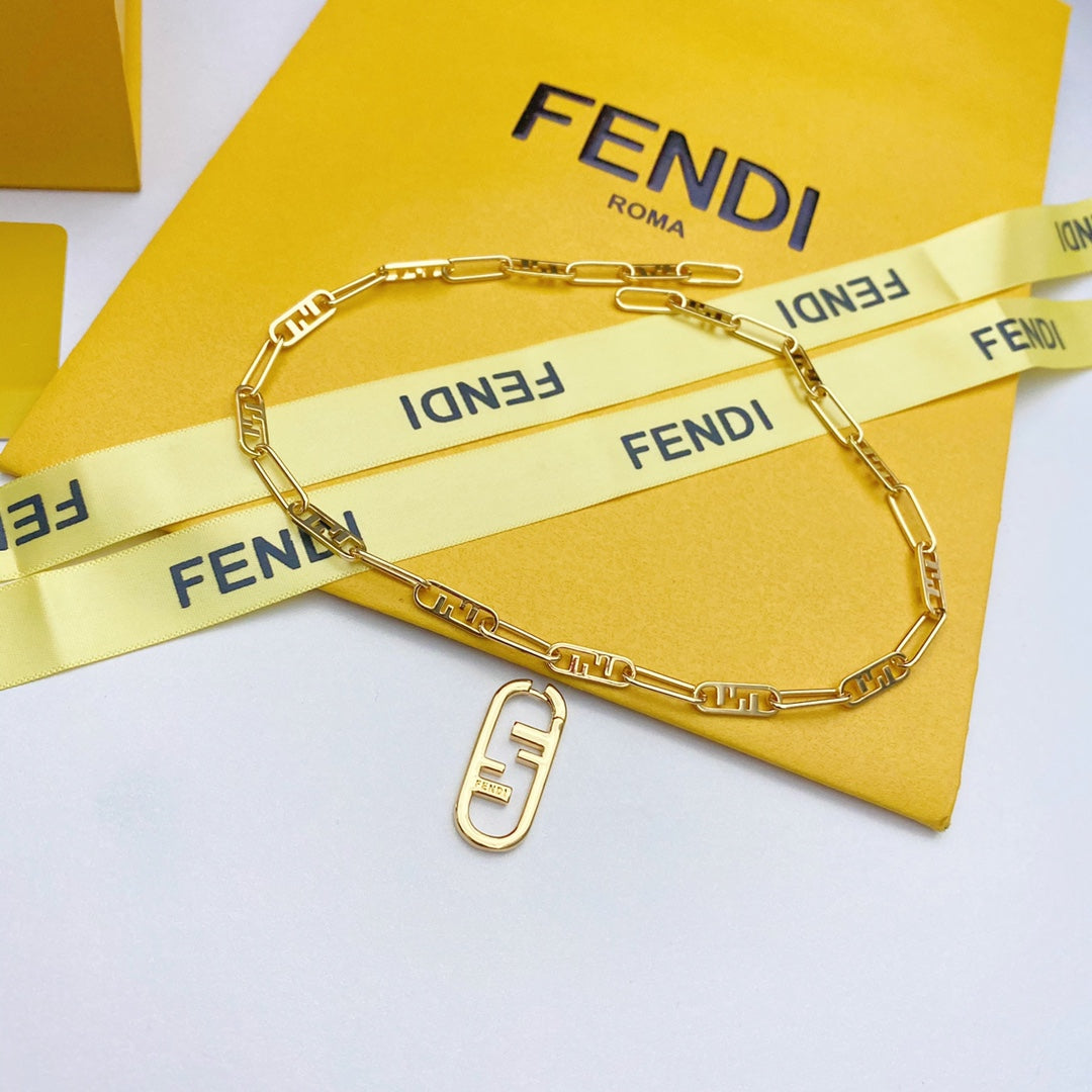 Oval Lock Necklace