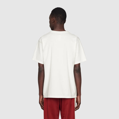 T-shirt à manches courtes imprimé miroir