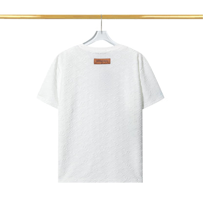 T-shirt en coton molletonné à carreaux