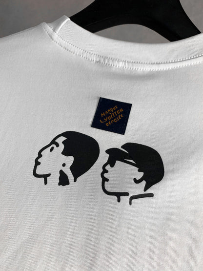 Nouveau t-shirt simple imprimé