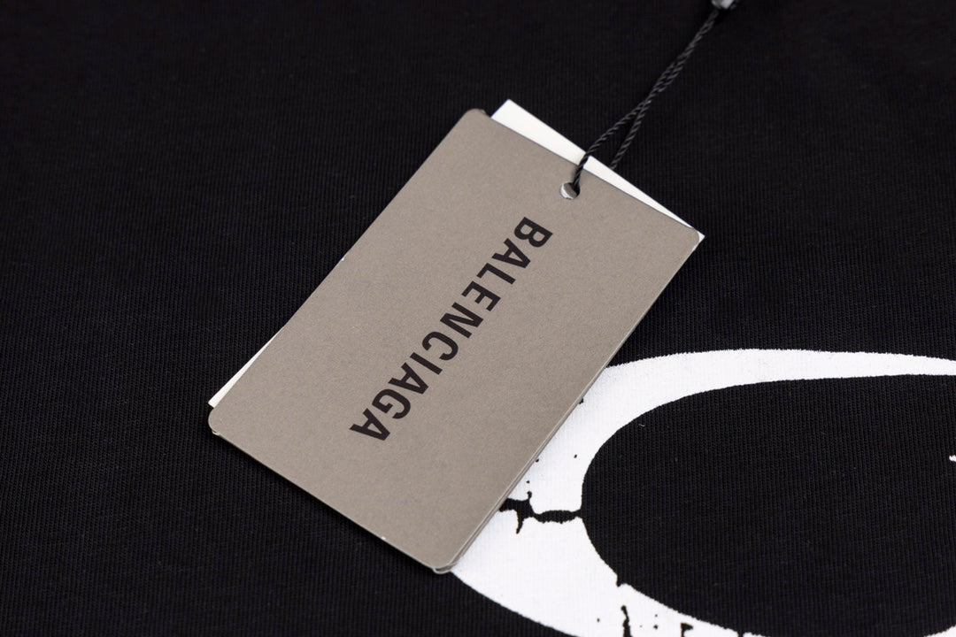 T-shirt à imprimé lettres classiques