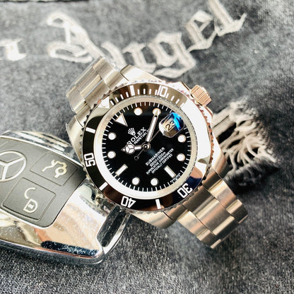 Premium Stainless Steel Mechanical Watch 3 Color Options Classic Sport Luxury Style