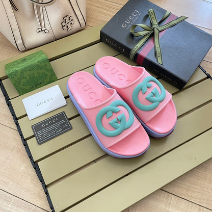 4-Color Platform Slippers