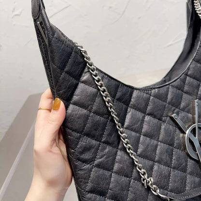 Elegant Rhombus Shoulder Tote Bag