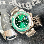 Premium Stainless Steel Mechanical Watch 3 Color Options Classic Sport Luxury Style