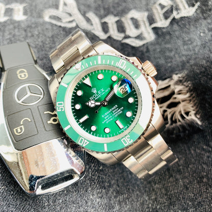 Premium Stainless Steel Mechanical Watch 3 Color Options Classic Sport Luxury Style