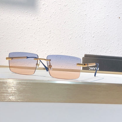 6 Color Rimless Rectangular Sunglasses - MB7171S