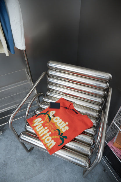 T-shirt en tricot motif cocotiers