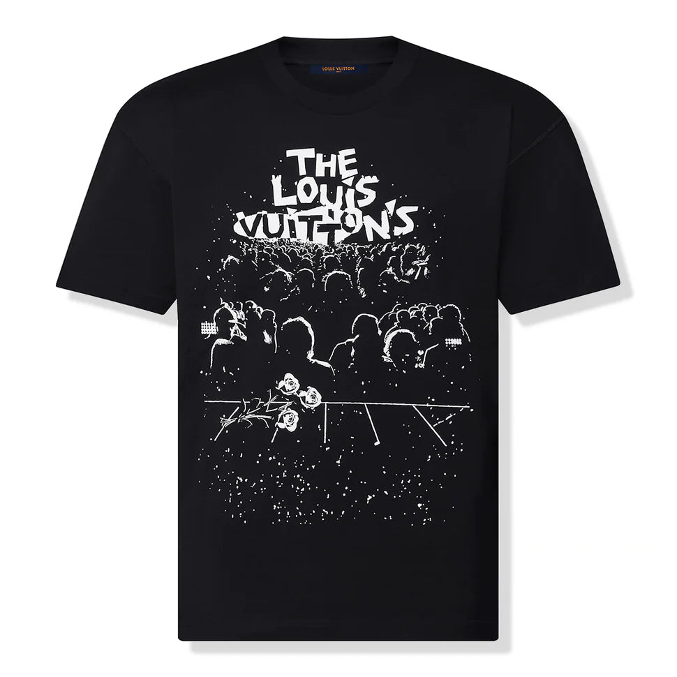 T-SHIRT de concert noir imprimé