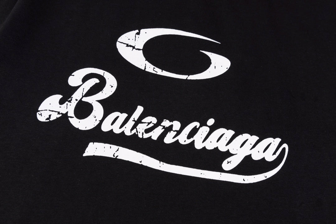 T-shirt à imprimé lettres classiques