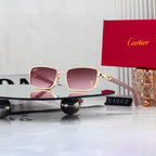 7 Color classic Rectangular Metal Sunglasses - 51002