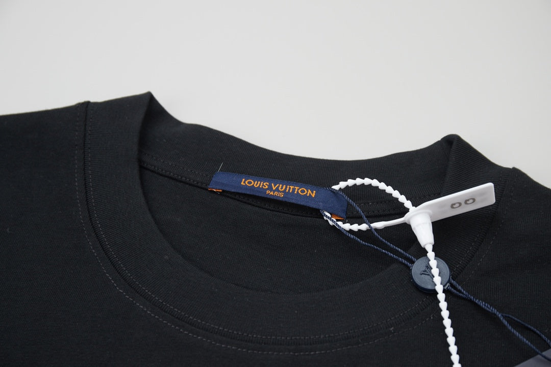 T-shirt à impression lettre simple