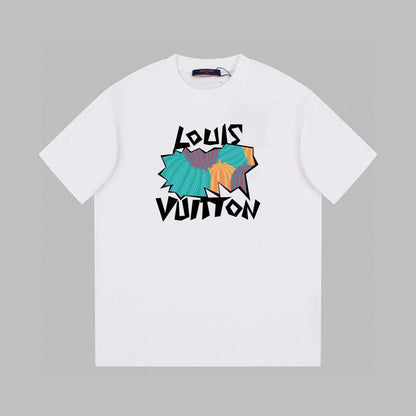 T-shirt imprimé à motif irrégulier