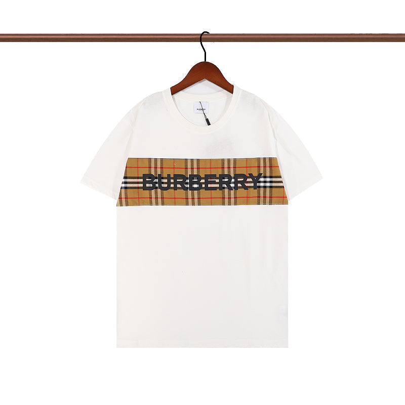 T-shirt classique à motif à carreaux
