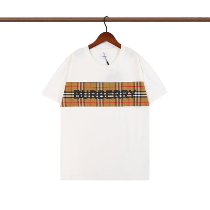 T-shirt classique à motif à carreaux