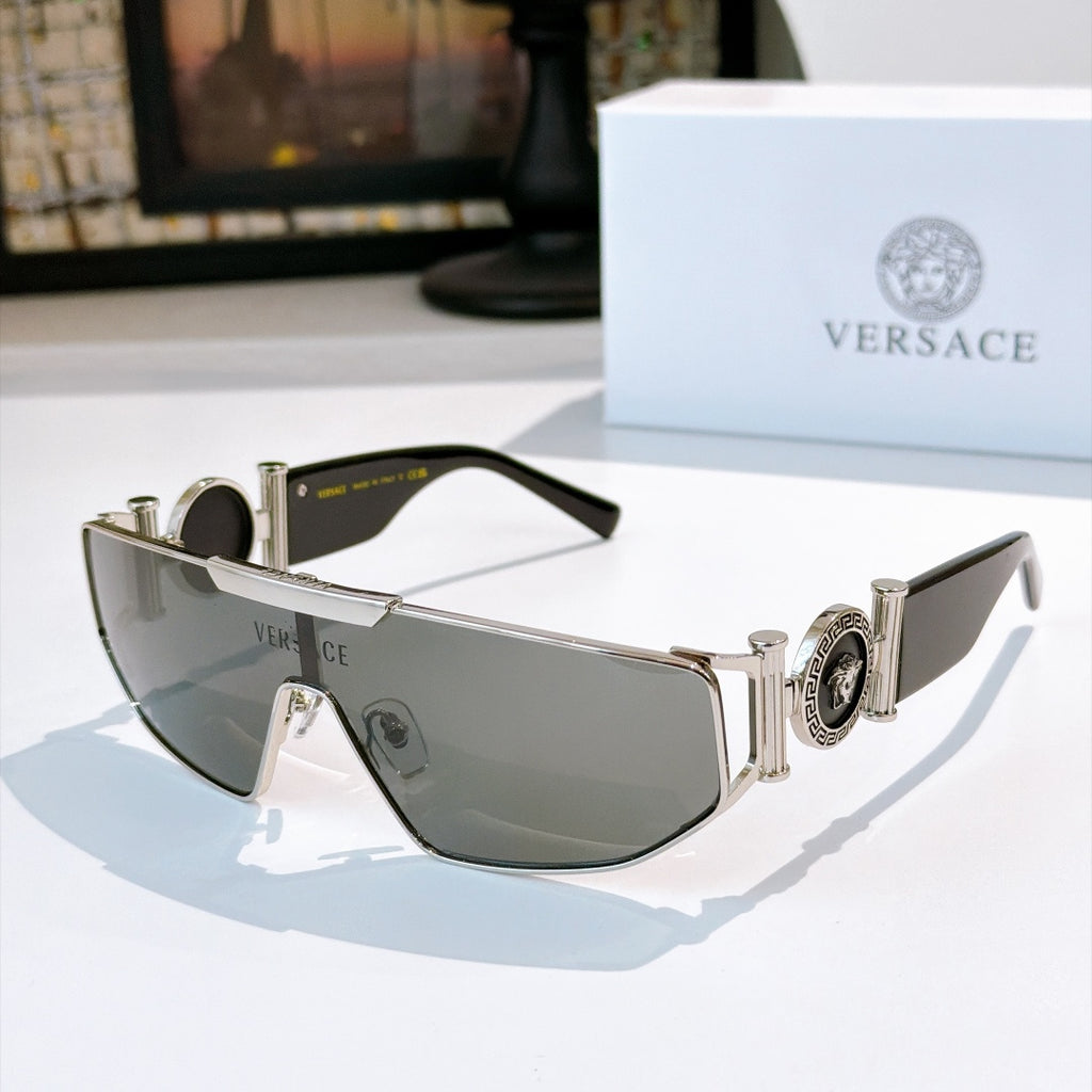 6 Color Futuristic Shield Sunglasses - VE6821