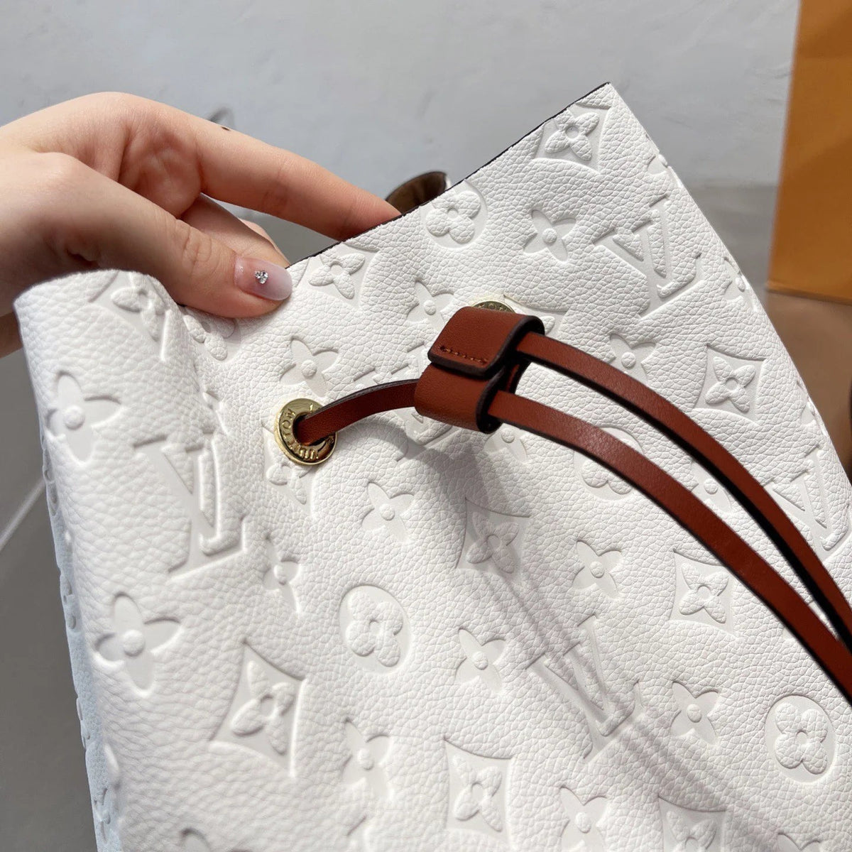 Monogram Beam Mouth Bucket Bag
