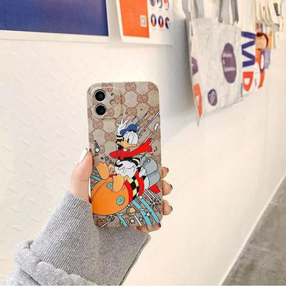 Jolie coque de téléphone canard à imprimé classique