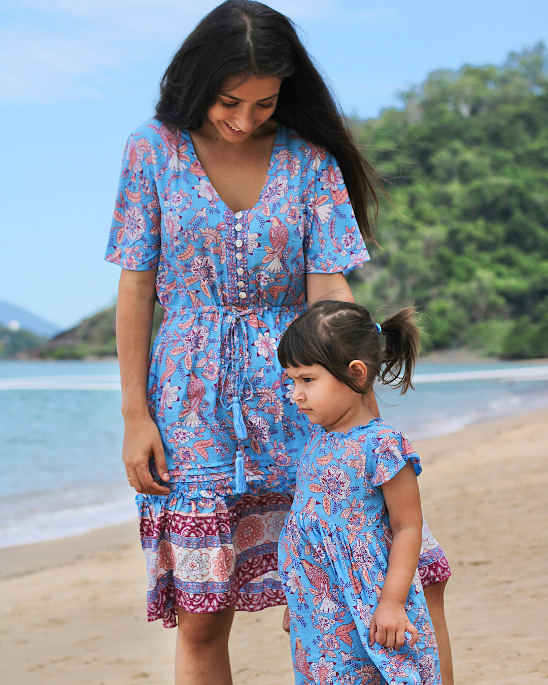 Robe courte Aqua Sunbird