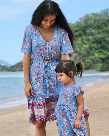 Robe courte Aqua Sunbird