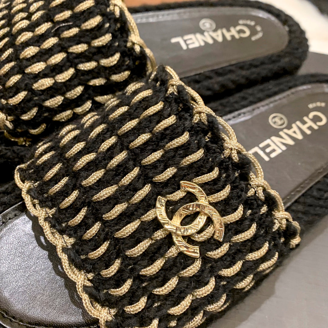 Zapatillas Planas Tejidas de Moda