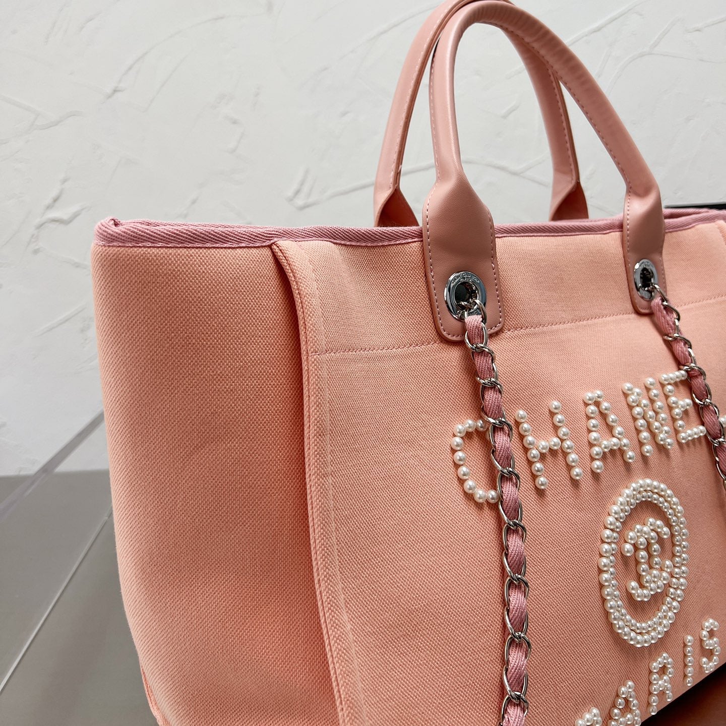 Sac de plage brodé de perles