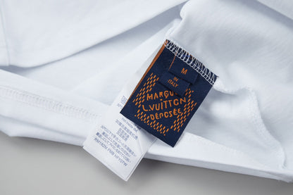 T-shirt à impression lettre simple