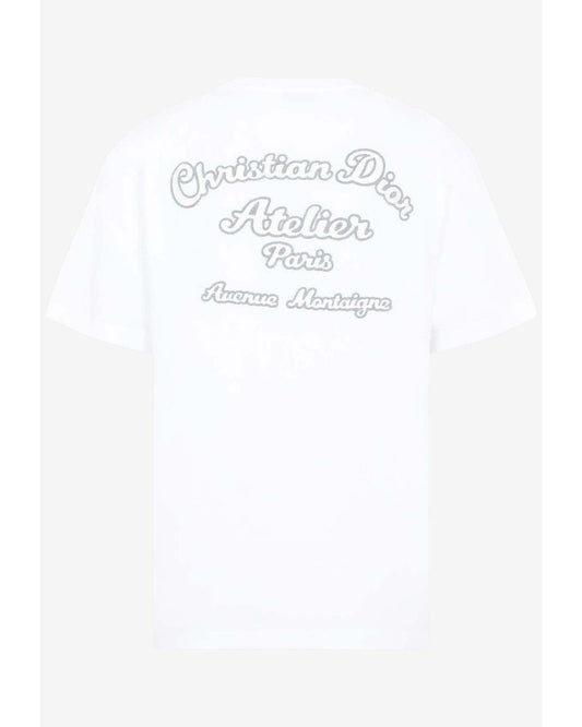 T-shirt col rond blanc