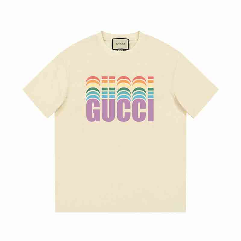 T-shirt imprimé arc-en-ciel