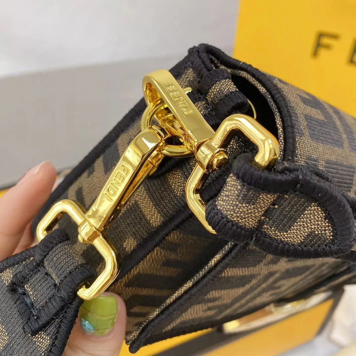 Classic Monogram Embroidered Flap Bag