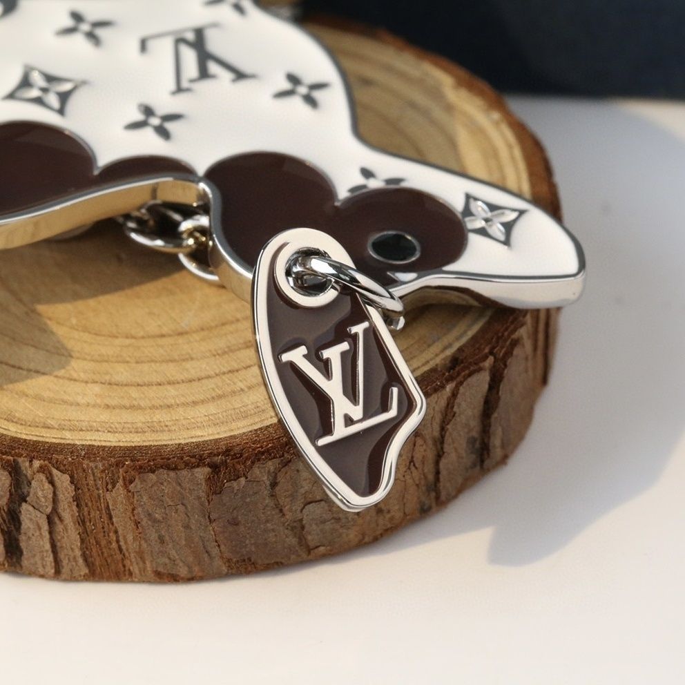 Porte-clés pour chien monogrammé