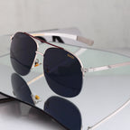 7 Color Classic Double Bridge Aviator Sunglasses - 51003