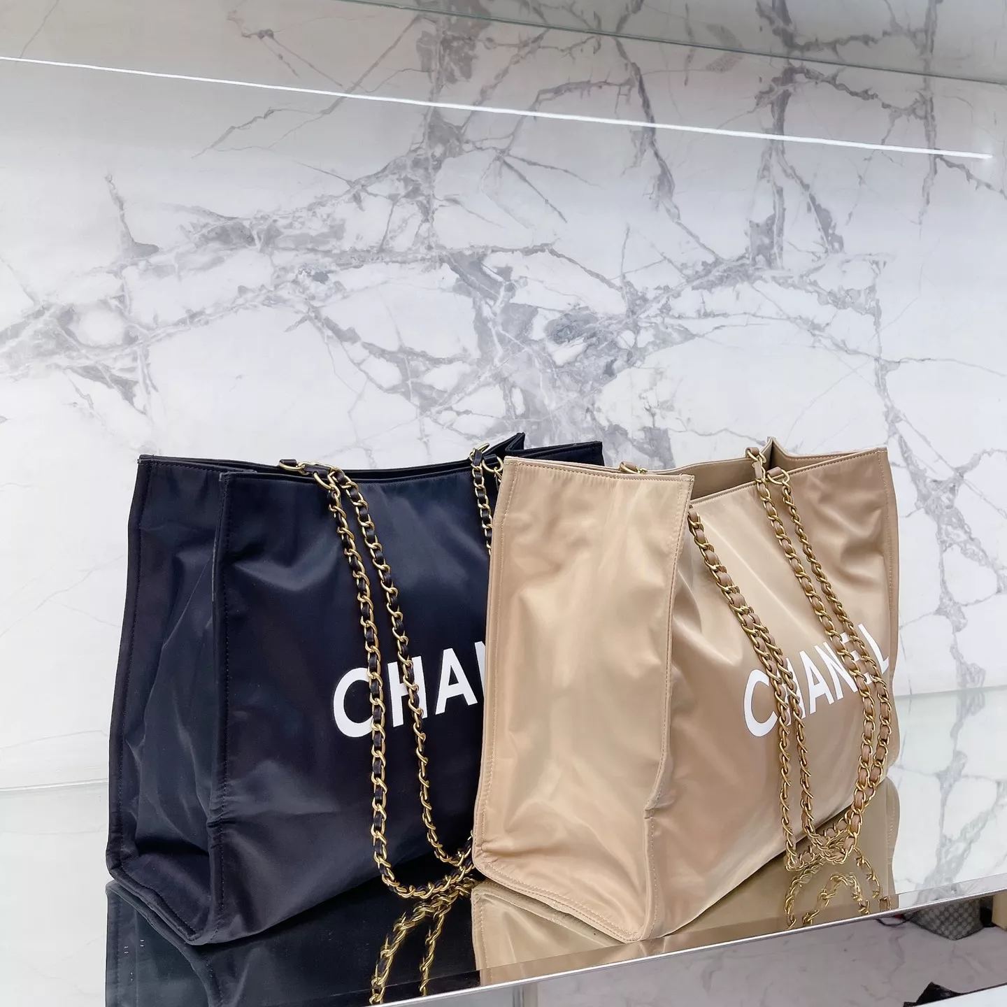 Sac fourre-tout grande capacité à bandoulière chaîne