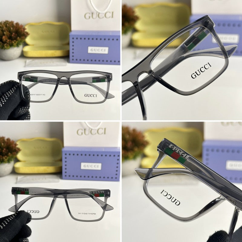 Lunettes unisexes à monture rayée tendance