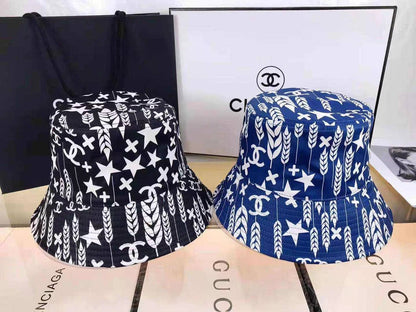 Gorro tipo pescador de trigo con estrella personalizado