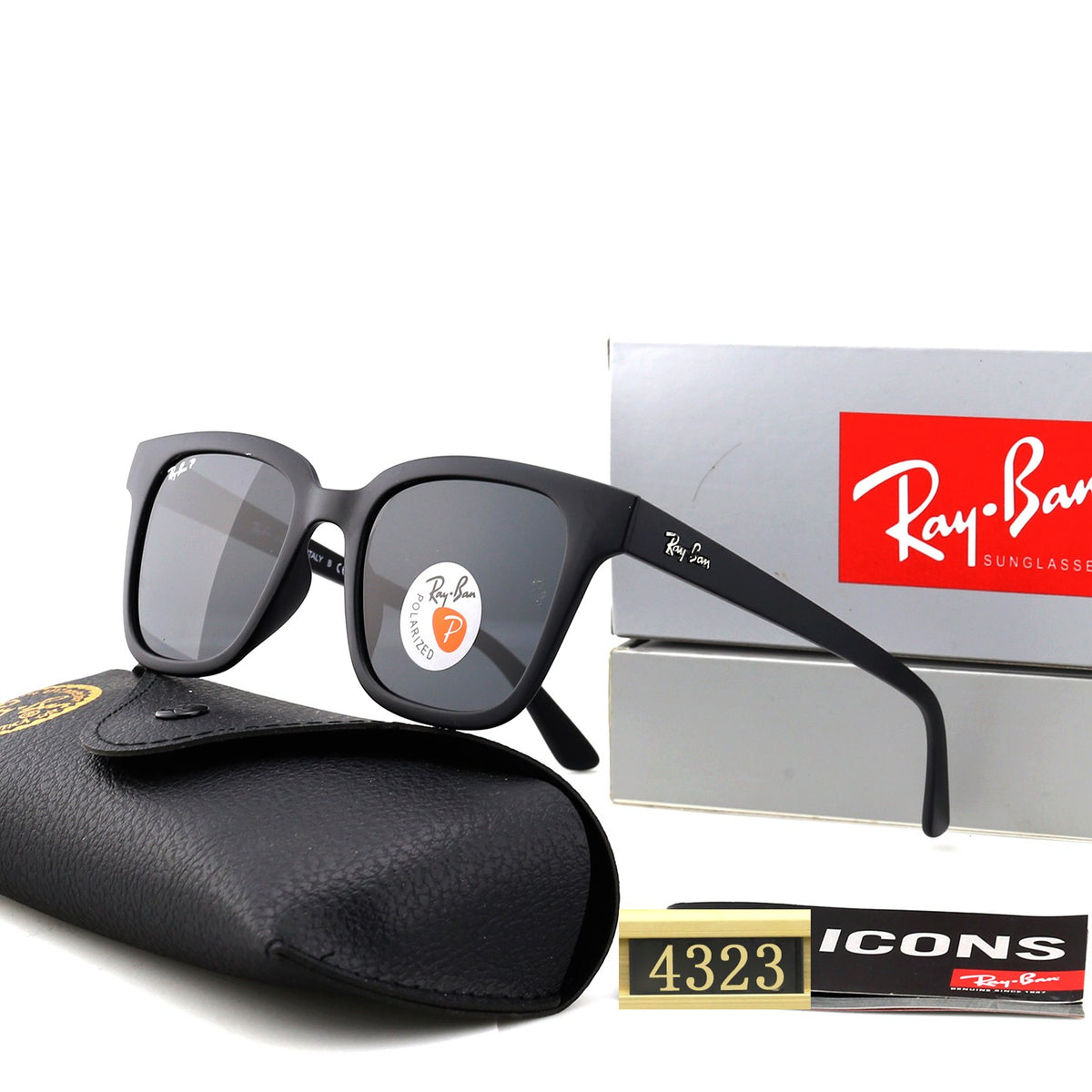 Bold Square Frame Sunglasses - 4323