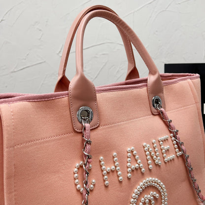 Sac de plage brodé de perles
