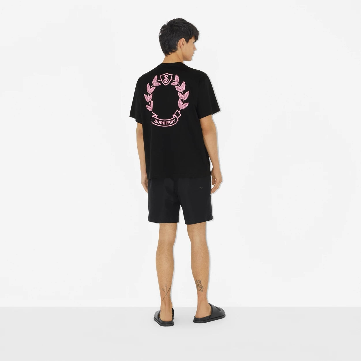T-shirt en coton blason feuille de chêne