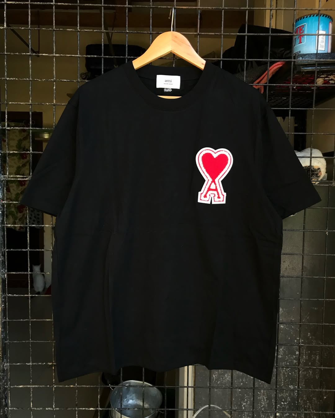 T-shirt uni à manches courtes Love