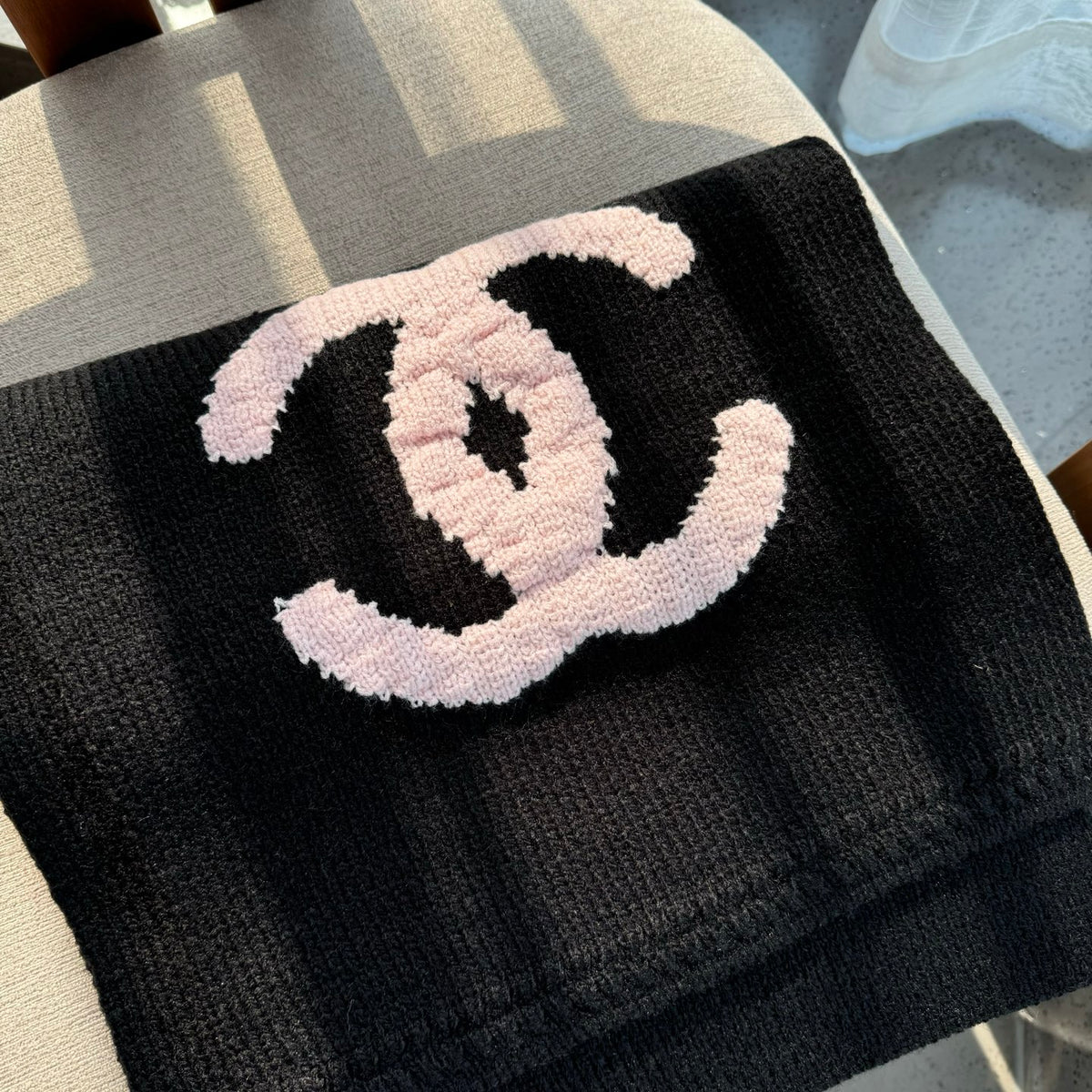 Luxury 100% Cashmere Knit Scarf – Soft Elegant Color Palette, 32 × 170 cm