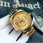 Premium Stainless Steel Mechanical Watch 9 Color Options Classic Luxury Style