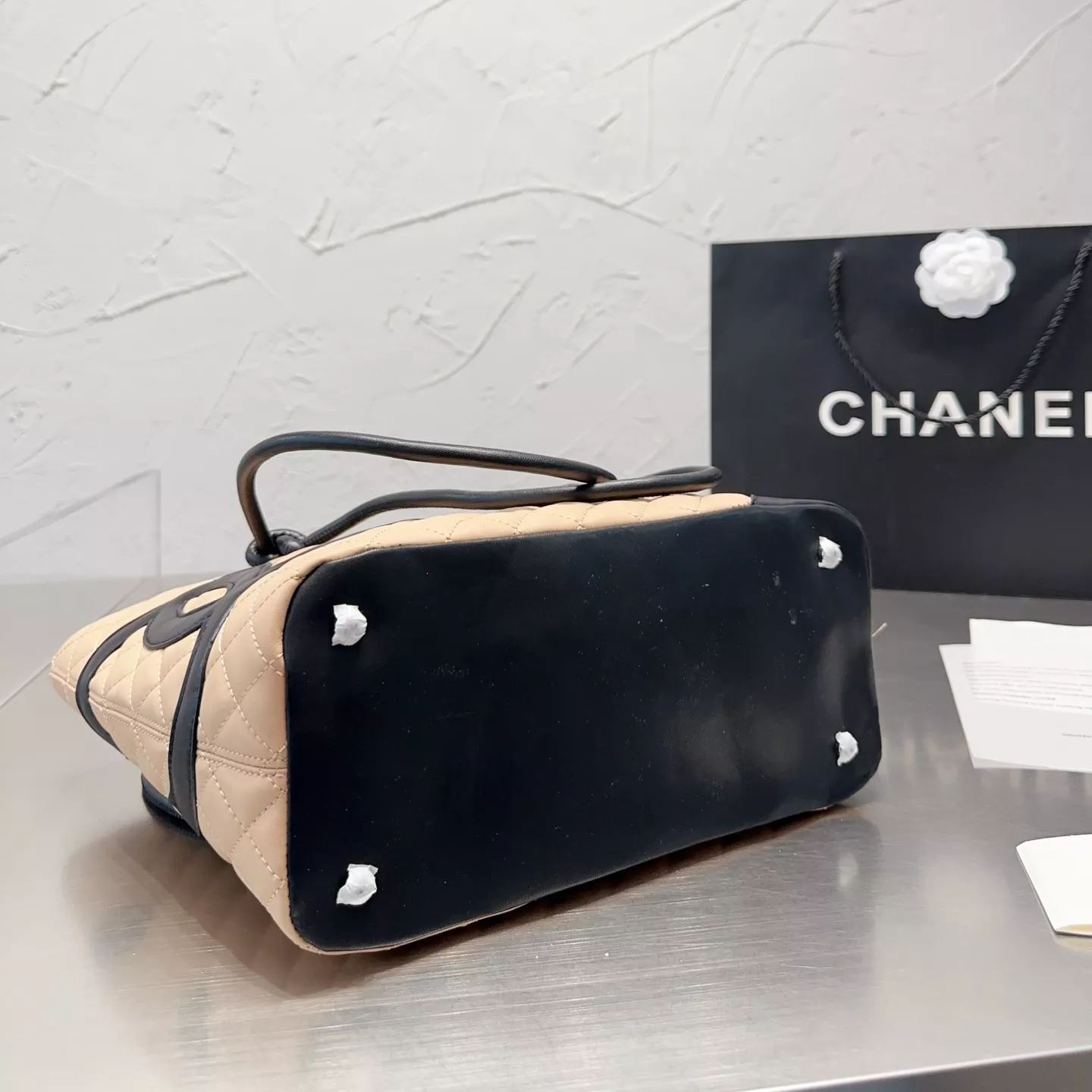 Bolso tote de cuero Cambon